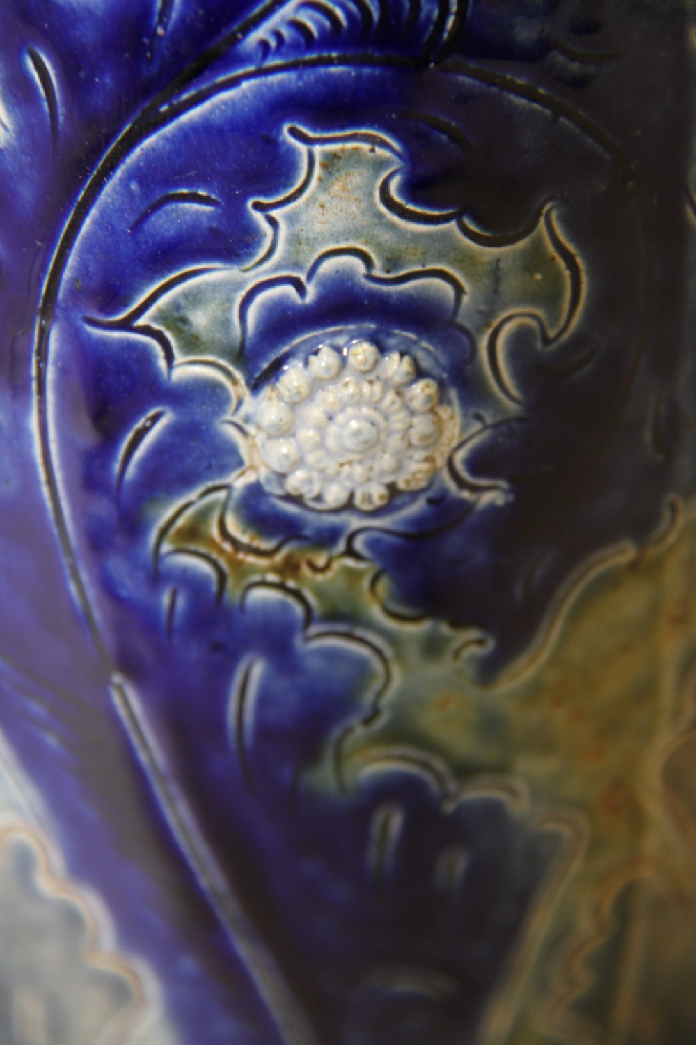 A rare large C.J.C. Bailey Fulham salt glazed stoneware pottery vase. View VIII