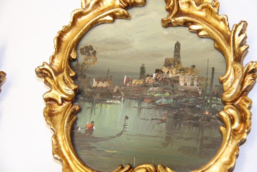 A decorative pair of Venetian Oil Paintings View III