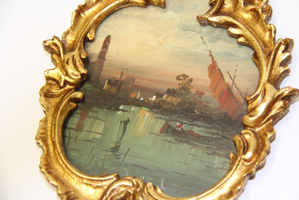 A decorative pair of Venetian Oil Paintings View IV