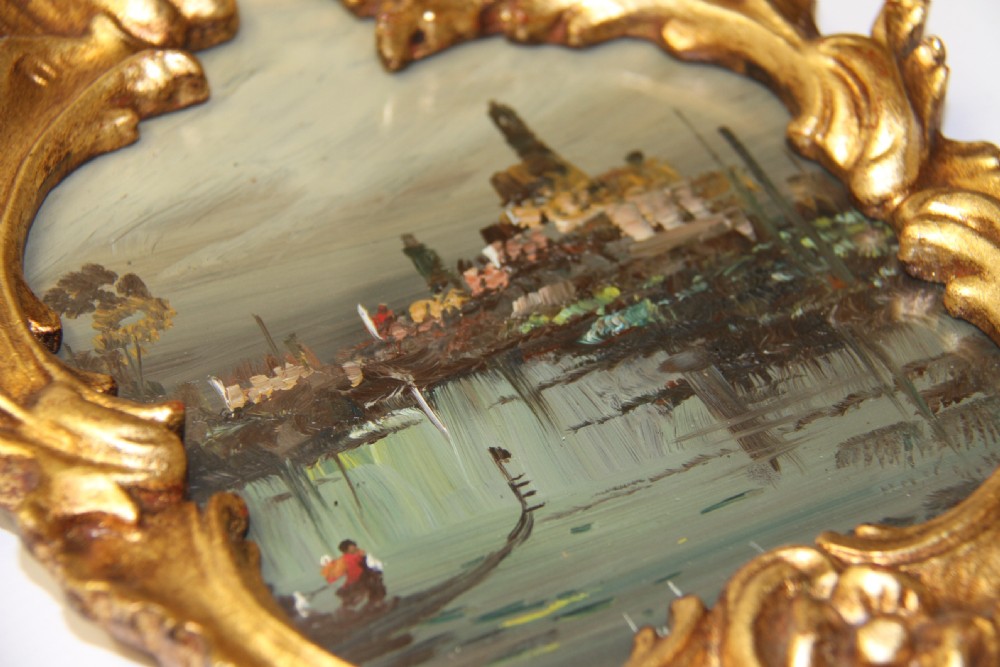 A decorative pair of Venetian Oil Paintings View IX