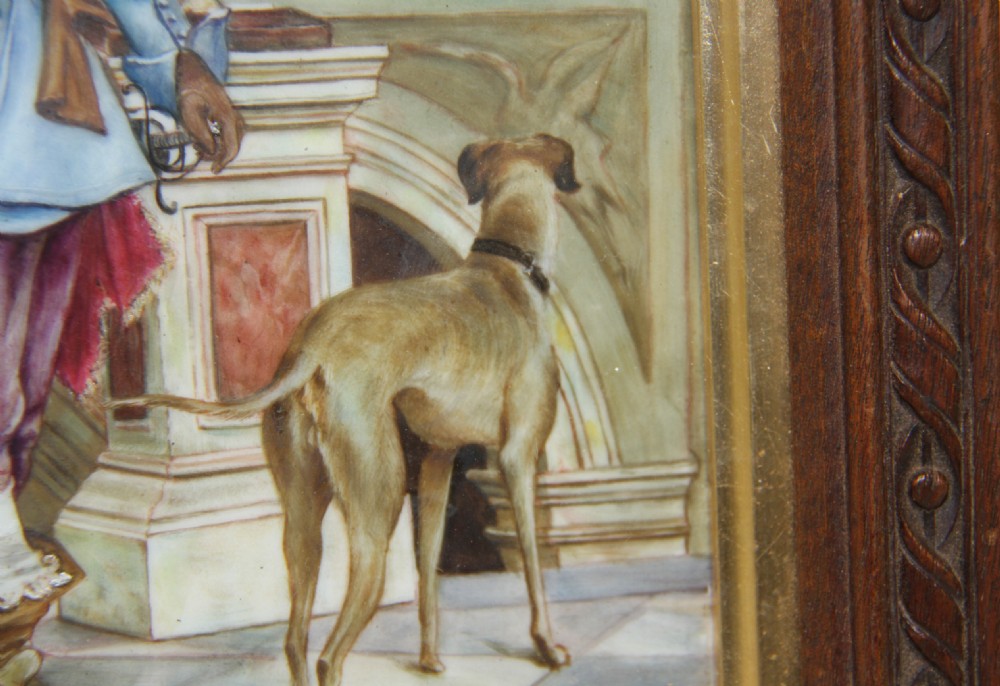 A fine hand painted plaque View III
