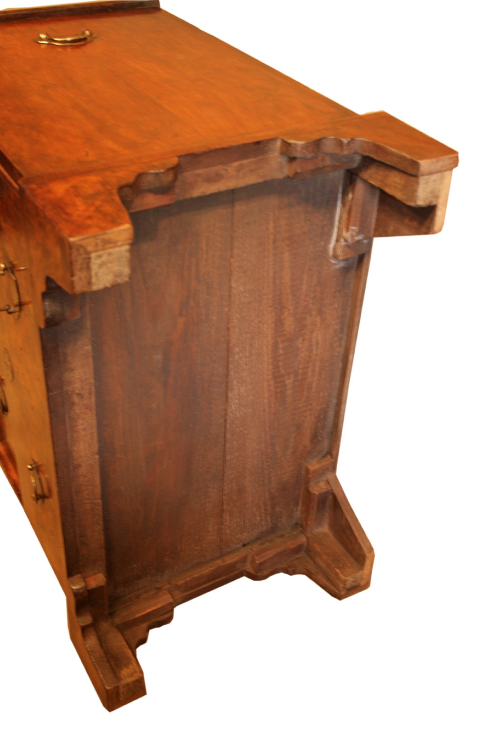 A rare small George I figured walnut Chest of Drawers View VII