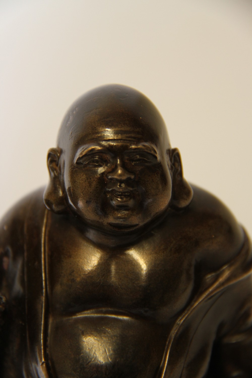 A humorous late 19th century bronze okimono  View IX