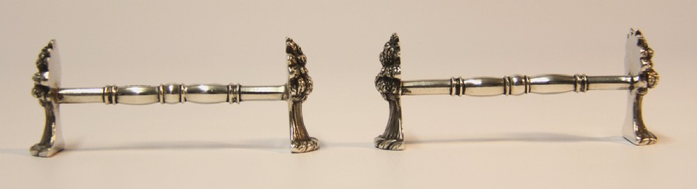 A Pair of Silver Knife Rests London 1835/36 View II