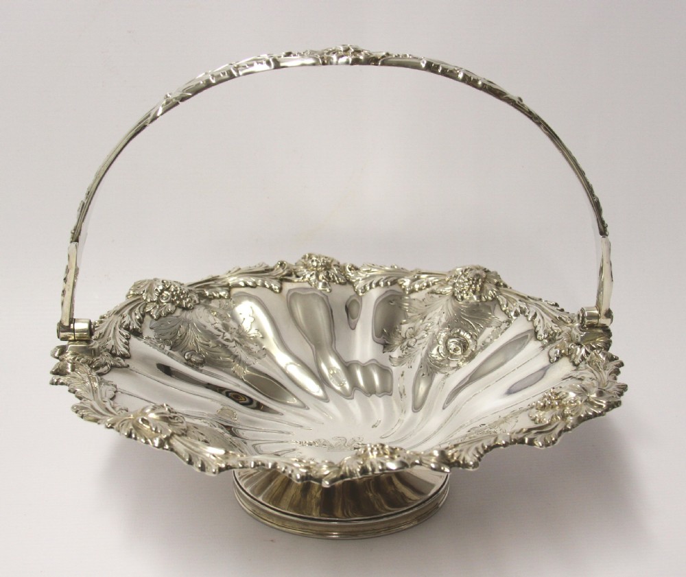 A Silver William IV Basket View II