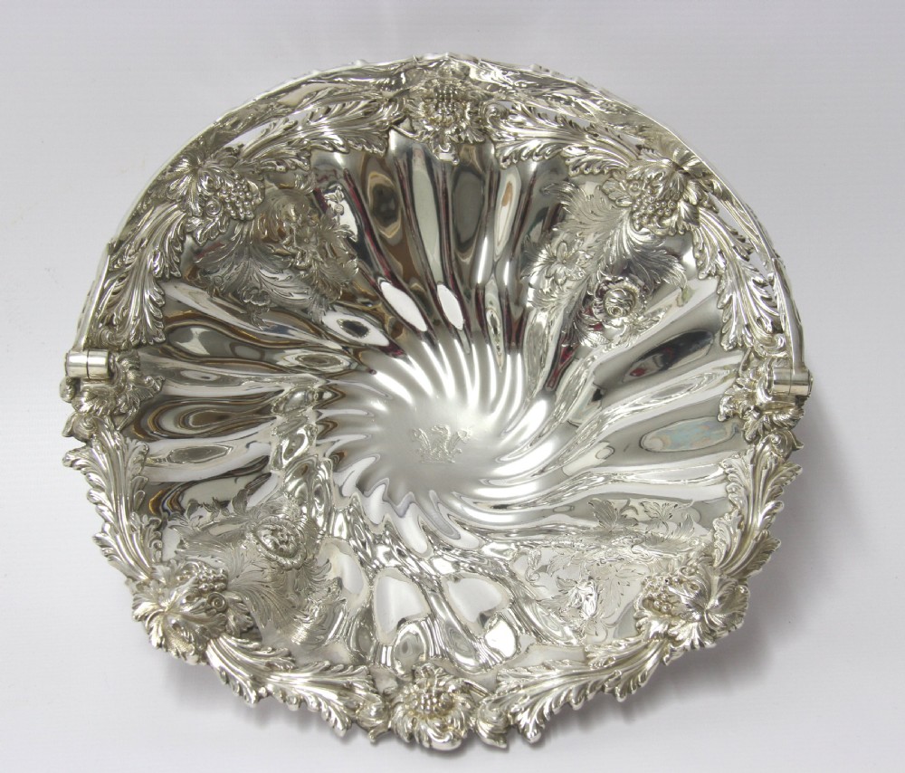 A Silver William IV Basket View III