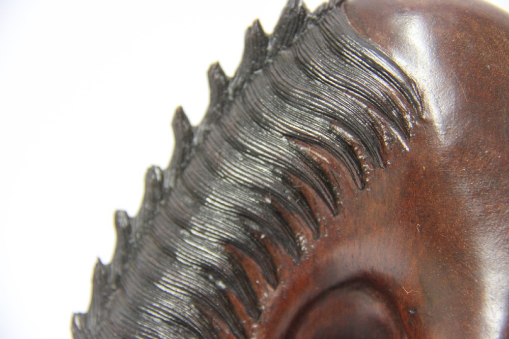 A 19th century Chinese carved hardwood study of a Horse View VI