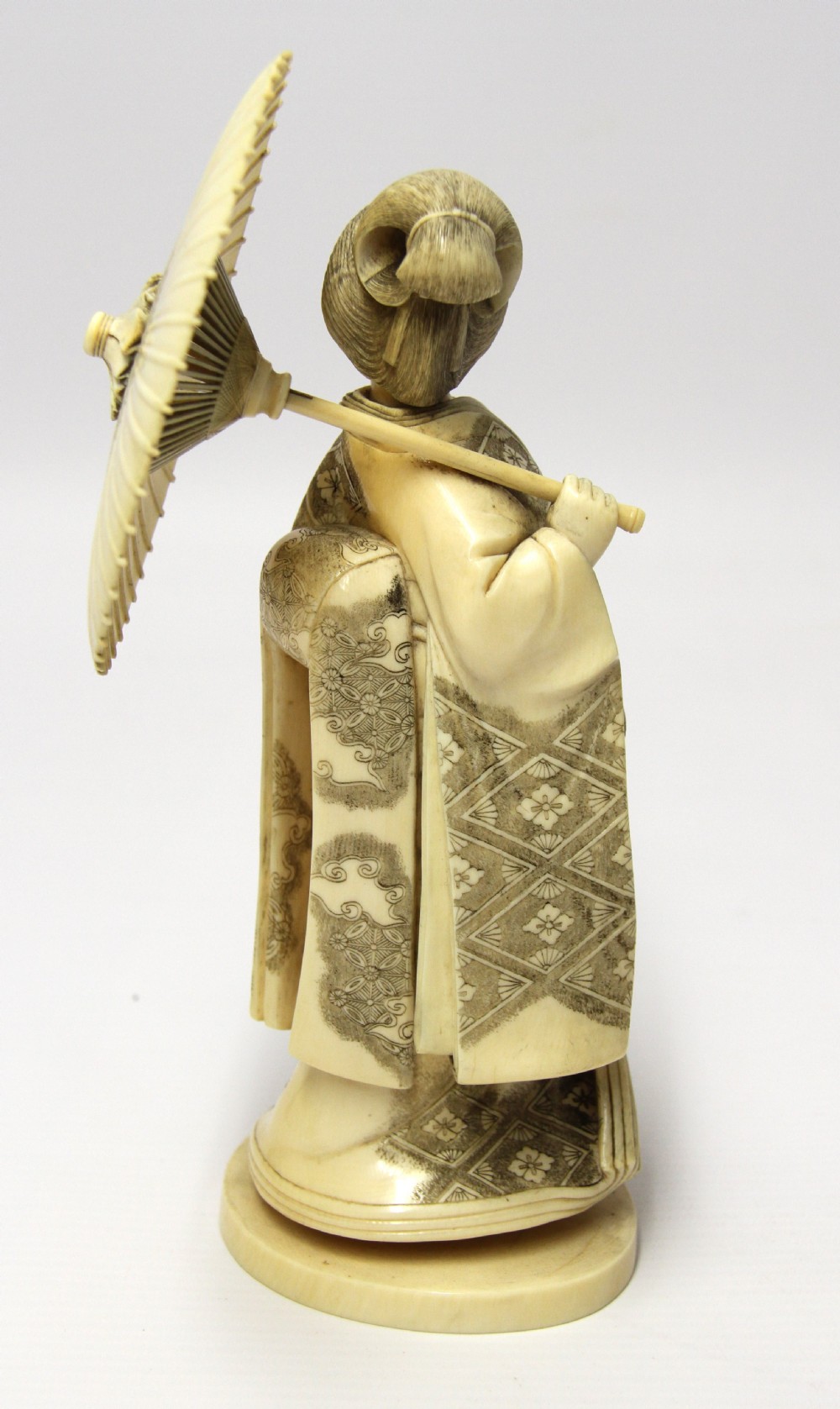A superb Japanese ivory Okimono View III
