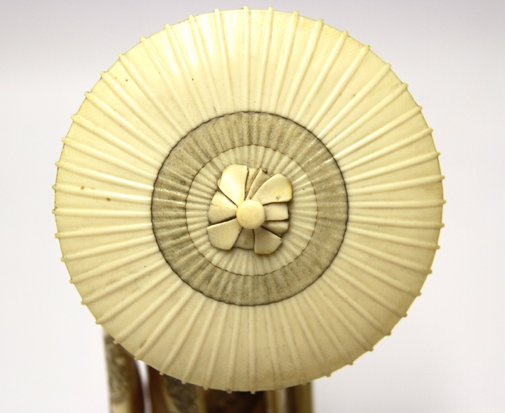 A superb Japanese ivory Okimono View VIII