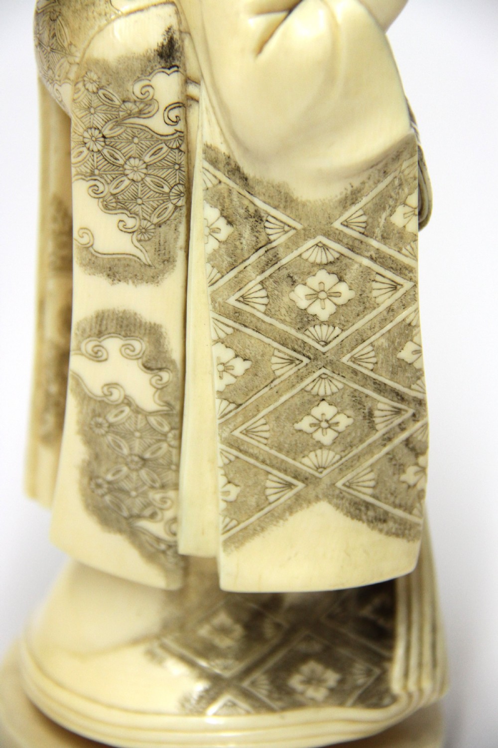 A superb Japanese ivory Okimono View IX