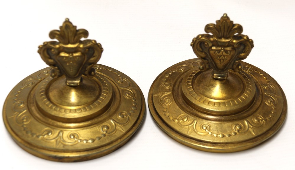 A fine 19th century pair of French Sevres style porcelain and ormolu Vases. View XII