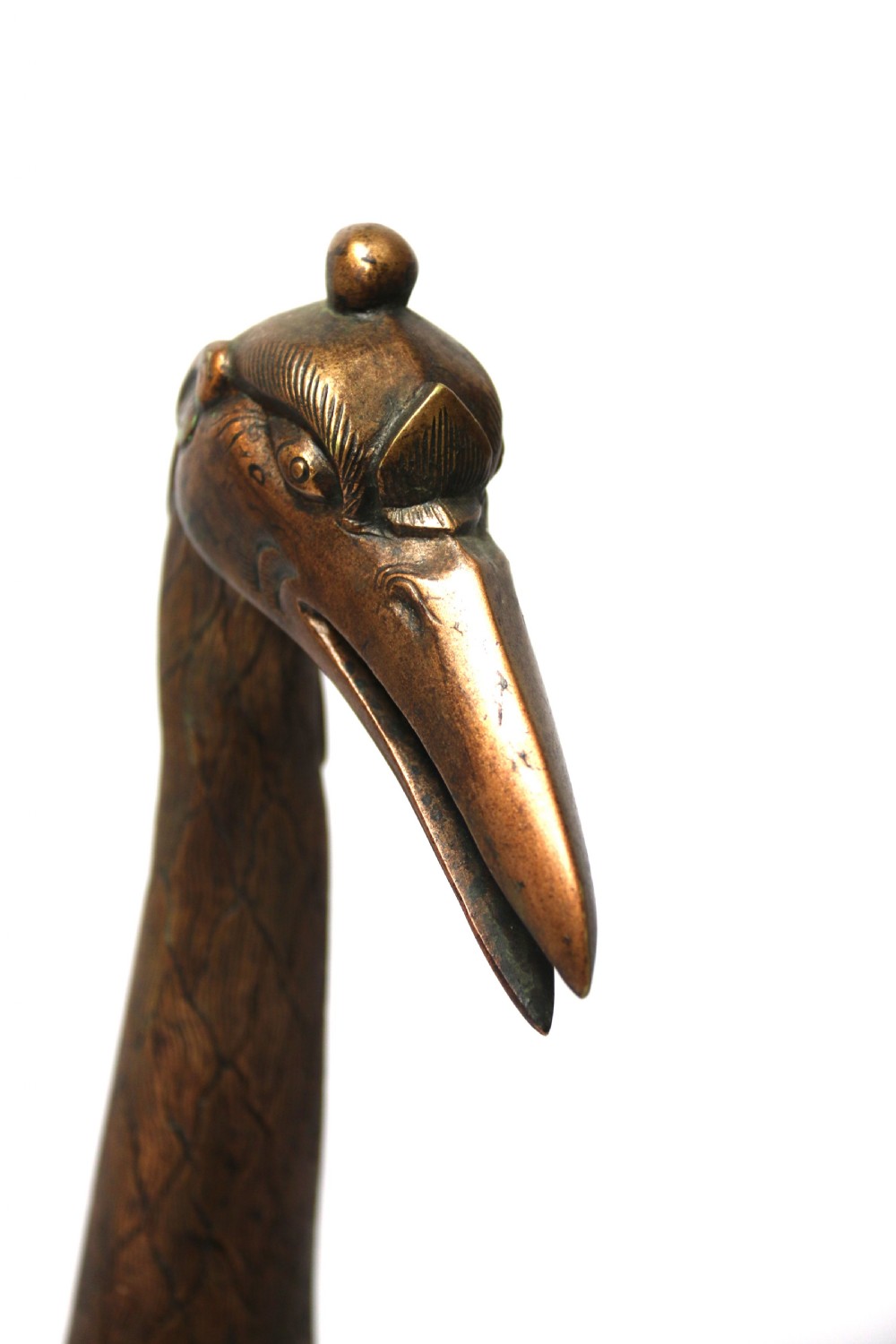 A large pair of Japanese bronze storks View VI