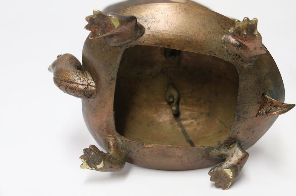 A large pair of Japanese bronze storks View VII