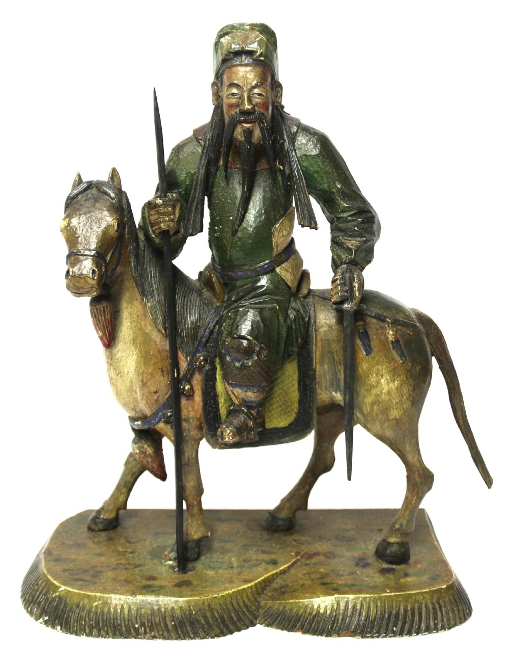 A 19th century Chinese hand carved figure