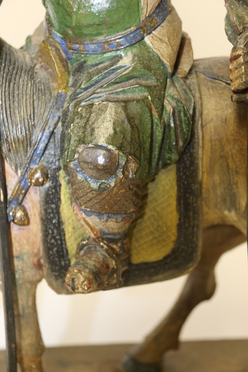 A 19th century Chinese hand carved figure View XII