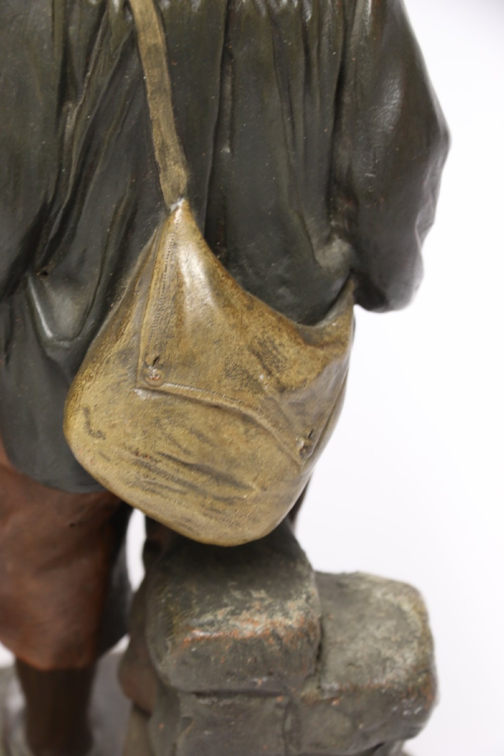 A French cold painted terracotta group View XX