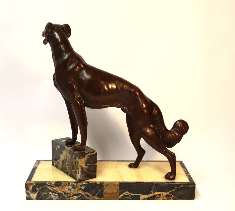 A French study of a Borzoi dog View II