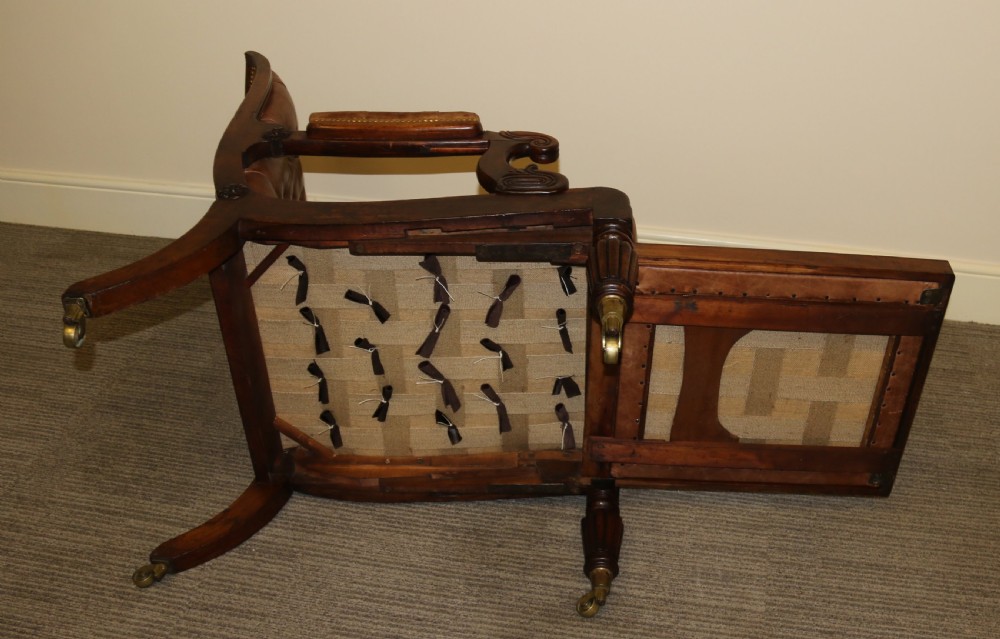 A superb Regency Reclining Library Arm Chair View V