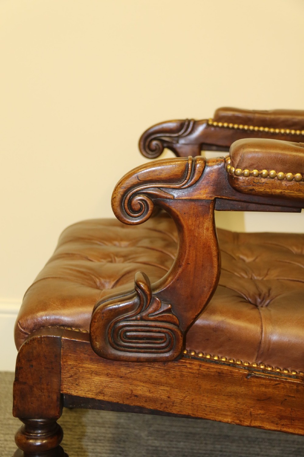 A superb Regency Reclining Library Arm Chair View XV