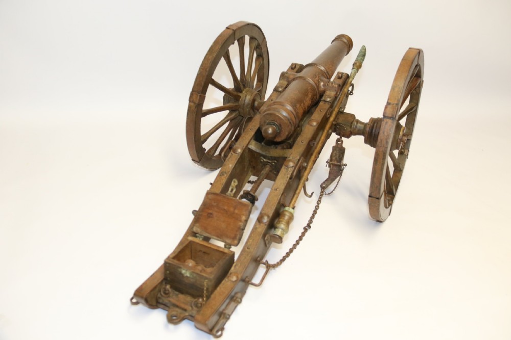 Model of a 18th century Canon View III
