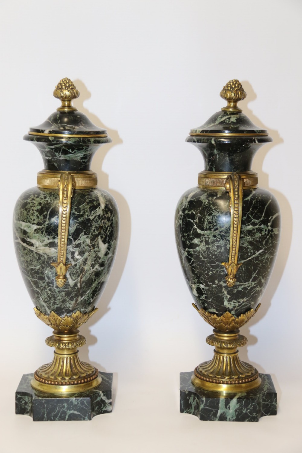 A fine pair of French marble urns View II