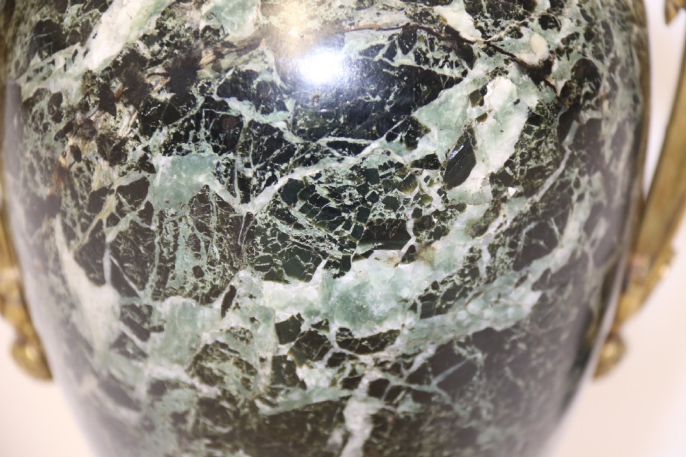 A fine pair of French marble urns View IV