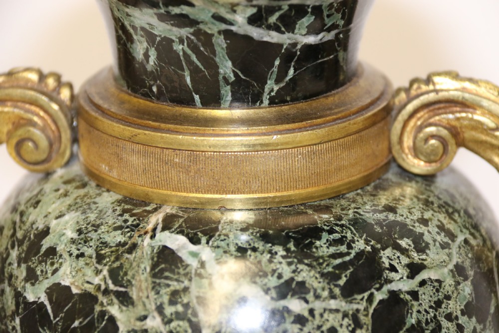 A fine pair of French marble urns View IX