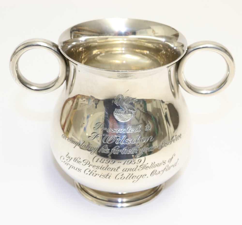 A rare silver Porringer
