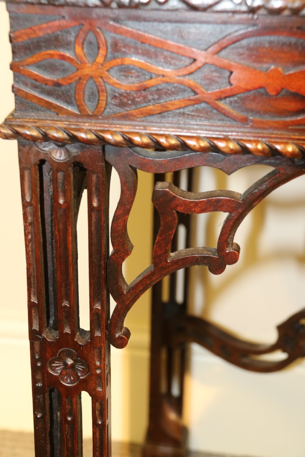 Chinese Chippendale Table in a 18th century style View IV