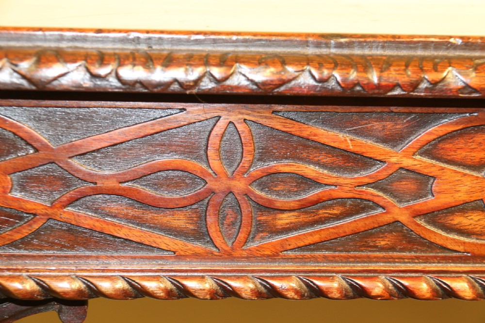 Chinese Chippendale Table in a 18th century style View VIII