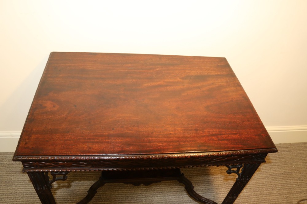 Chinese Chippendale Table in a 18th century style View XI