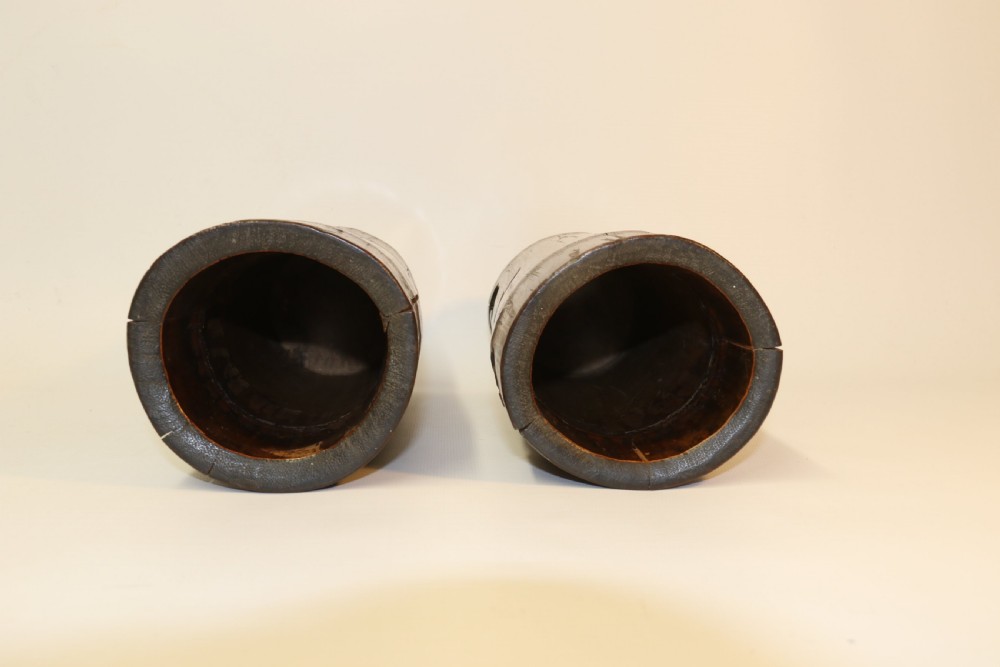 A pair of Chinese Brush Pots View IX