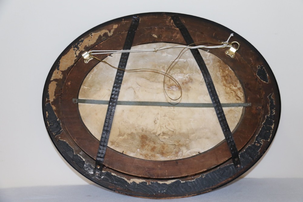 A pair of French oval plaques cast in plaster View XXI
