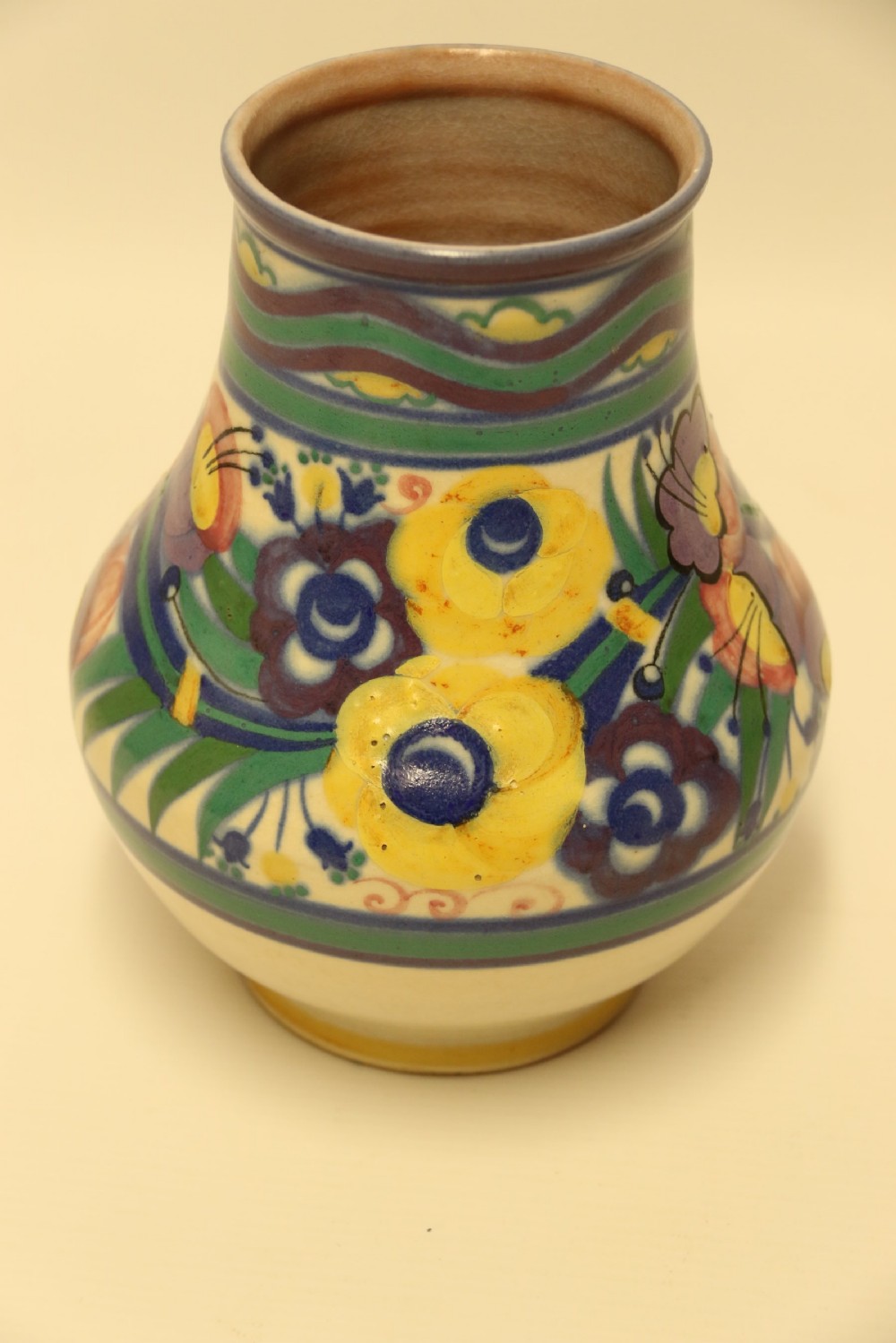 Early Poole pottery vase Carter Stabler and Adams View II