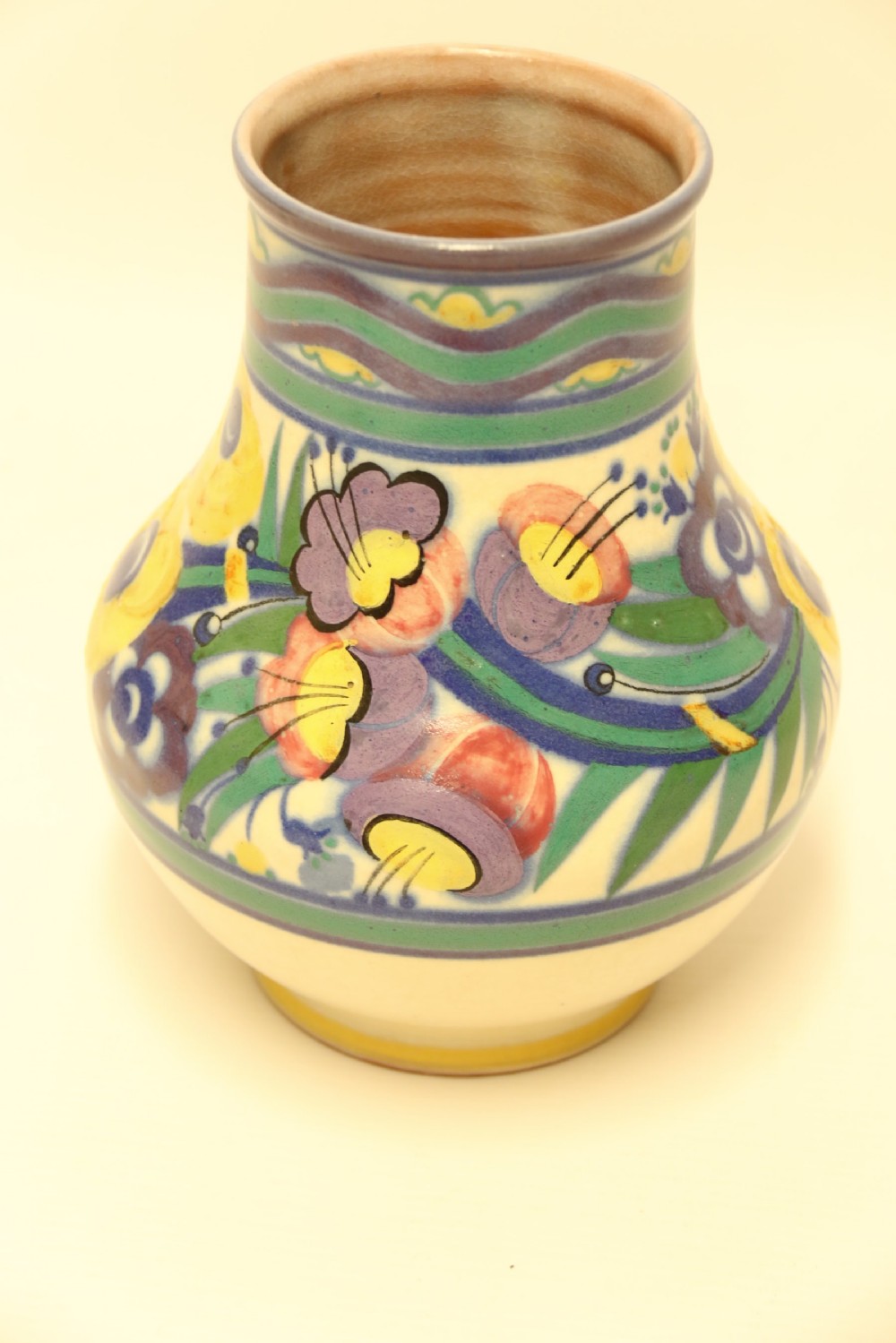 Early Poole pottery vase Carter Stabler and Adams View V