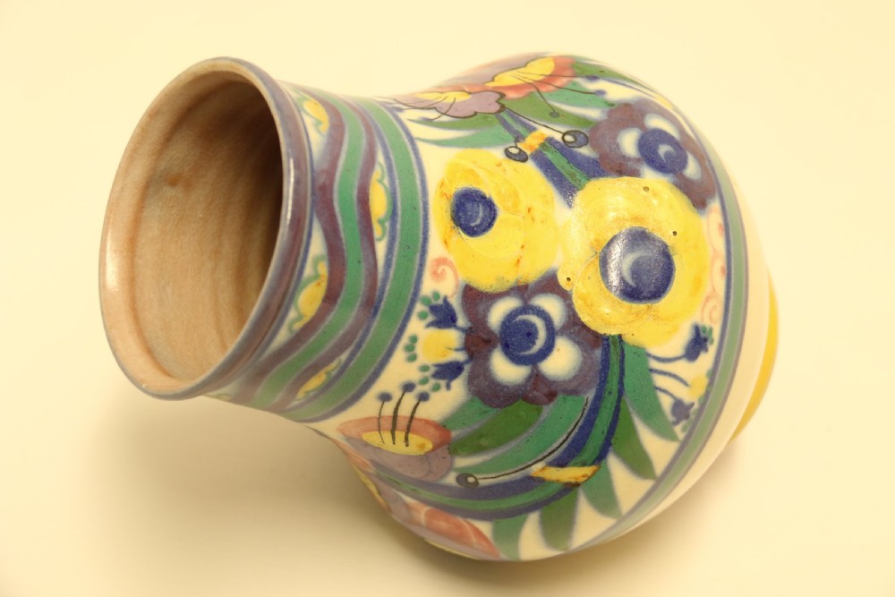 Early Poole pottery vase Carter Stabler and Adams View VII