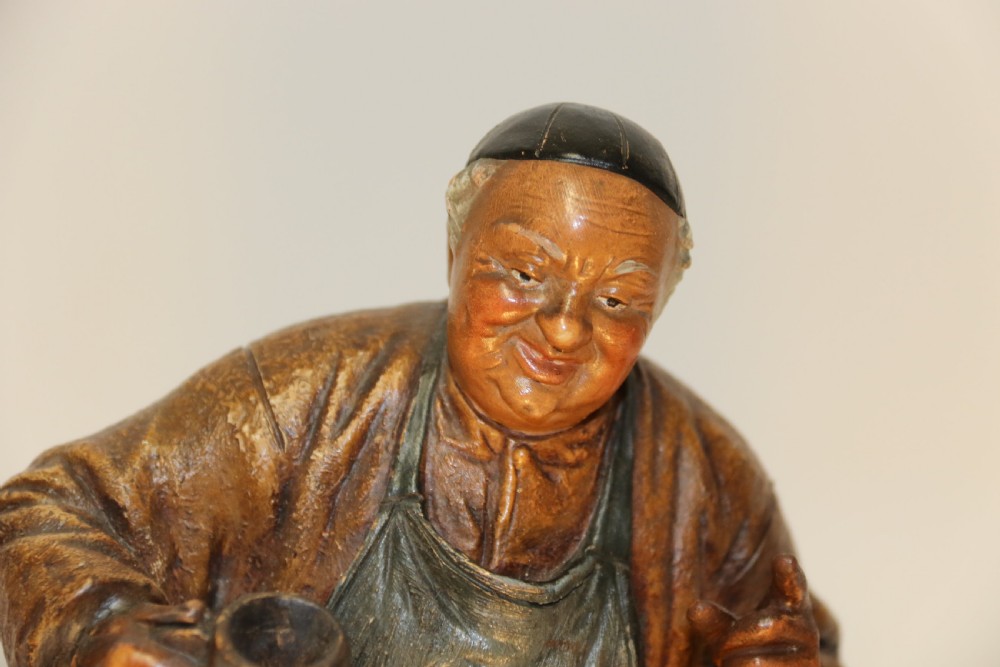 A pair of German pottery monks View VII