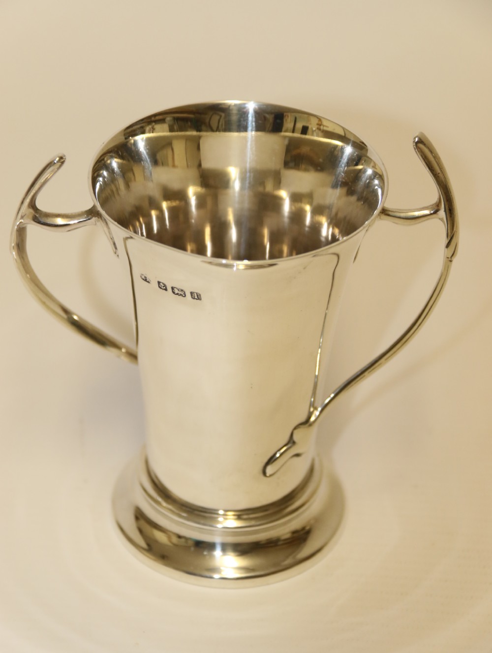 Art Nouveau silver vase