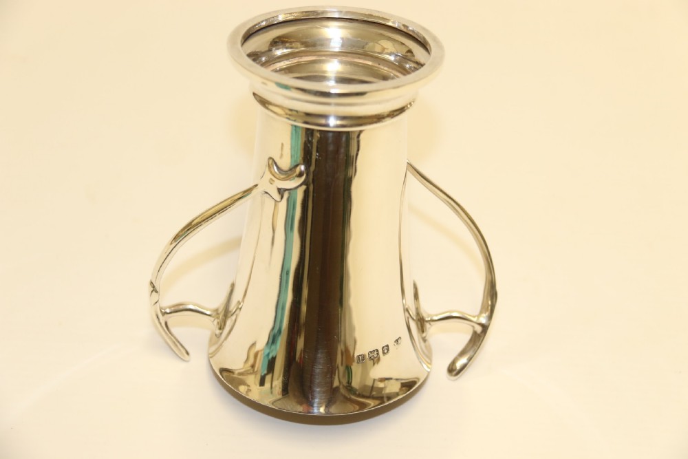 Art Nouveau silver vase View IX