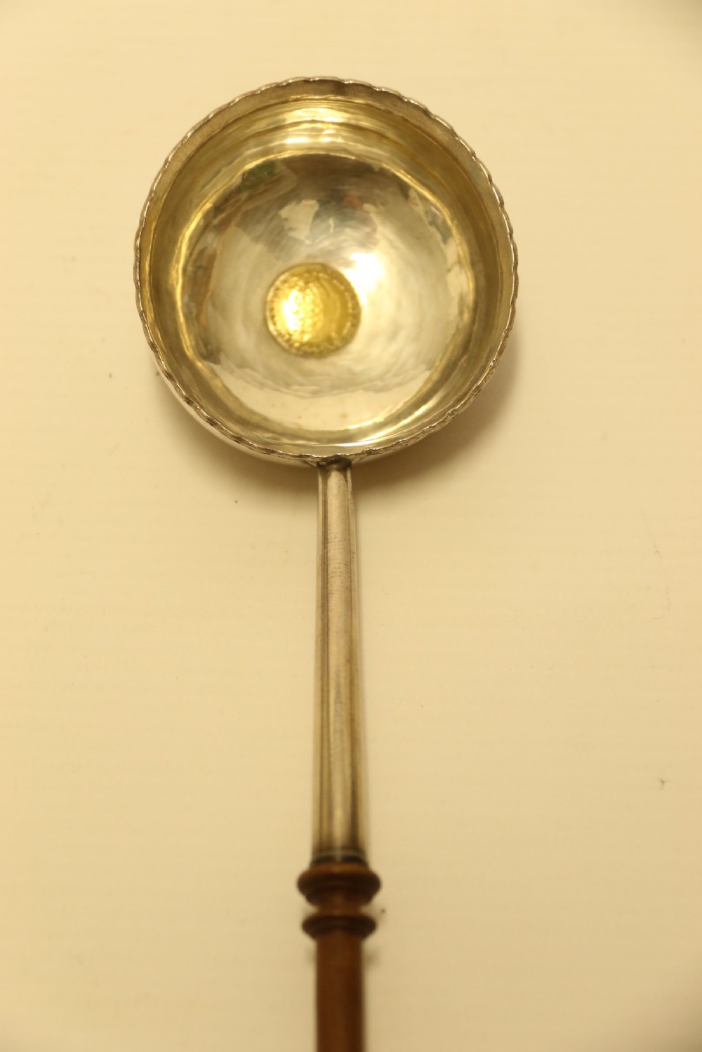 A Georgian Silver Toddy Ladle with inset coin View II