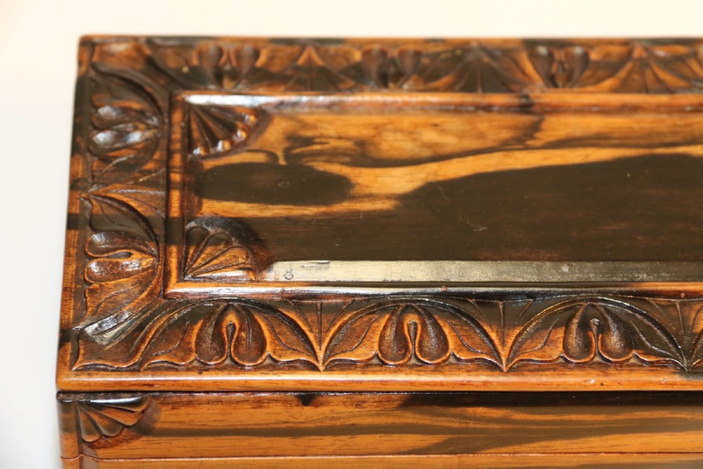 A fine Indian Coromandel wood Jewel Box View IX