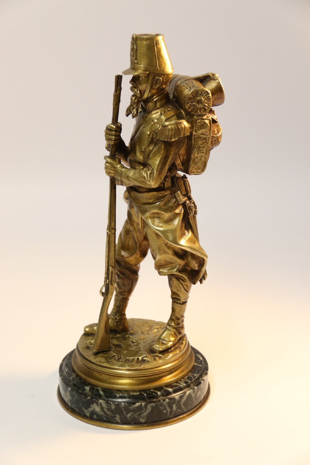 A superb bronze figure of a Napoleonic Soldier View II