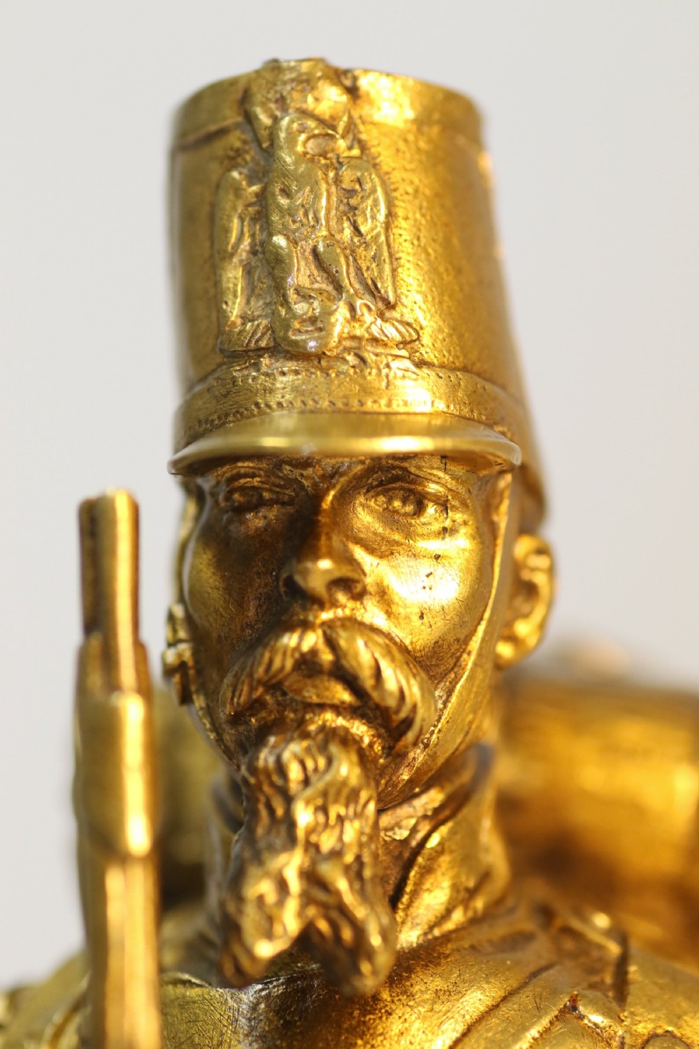 A superb bronze figure of a Napoleonic Soldier View V