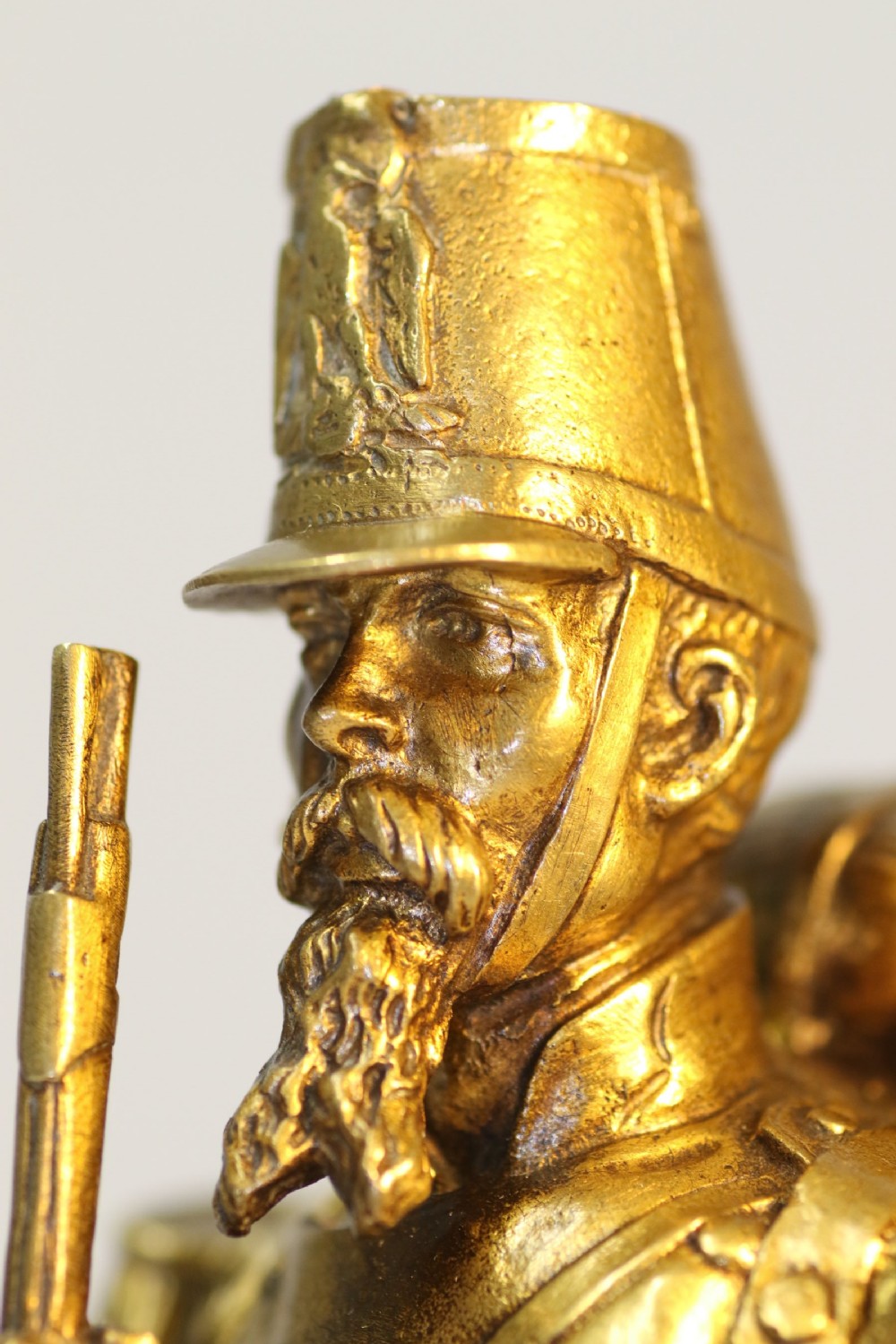 A superb bronze figure of a Napoleonic Soldier View VII