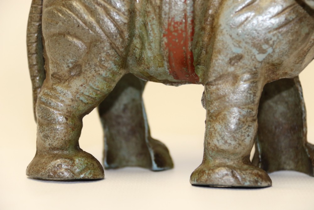 Antique Circus Elephant Money Bank View VI