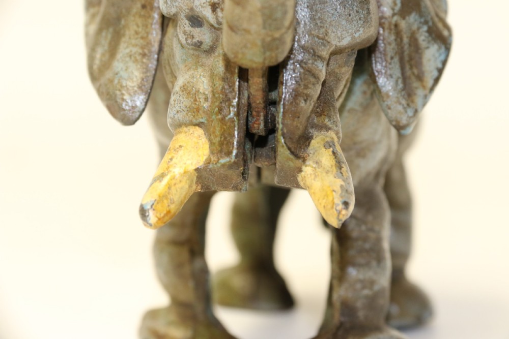 Antique Circus Elephant Money Bank View XII