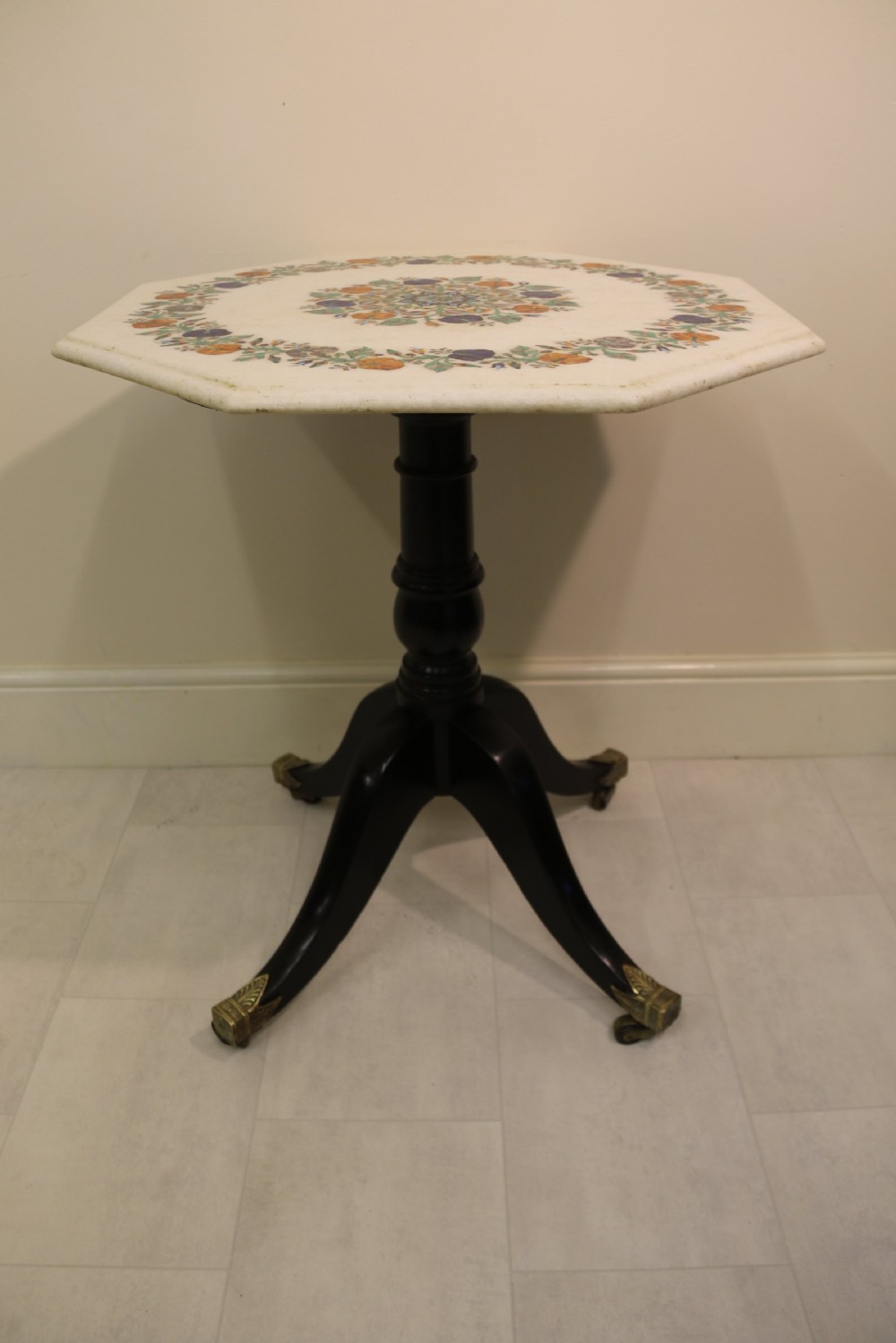 Exquisite Pietra Dura Marble topped Table View VIII