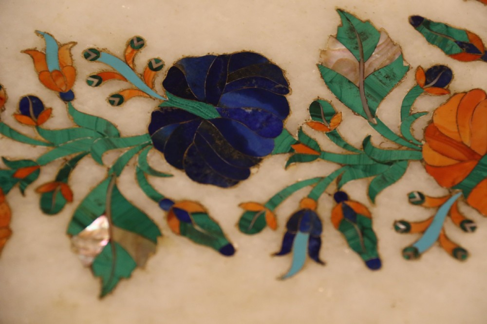 Exquisite Pietra Dura Marble topped Table View XVI