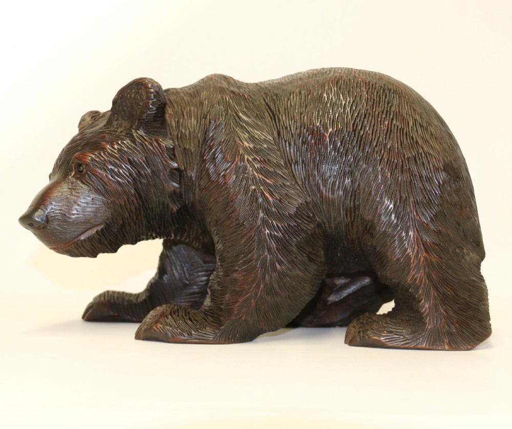 A Black Forest carved Bear