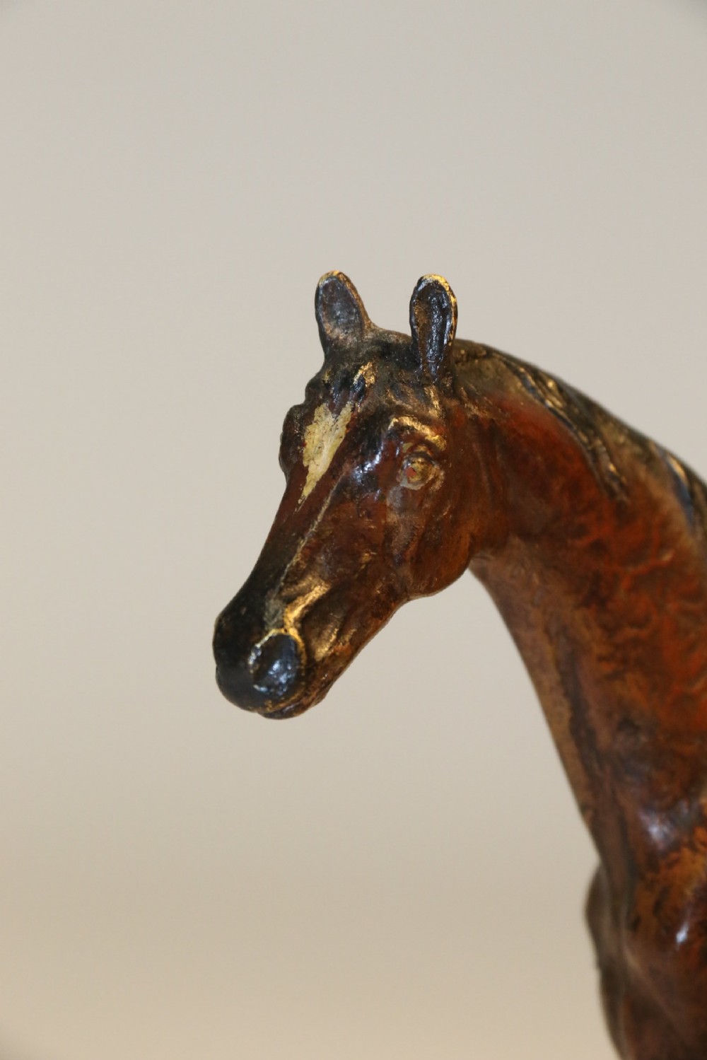 Austrian cold painted bronze study of a Race Horse View II